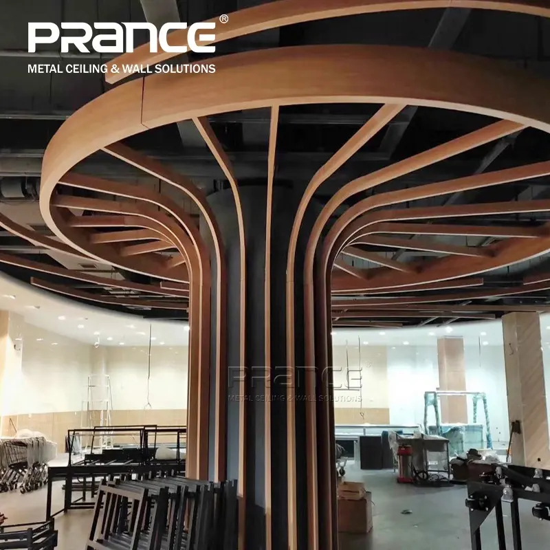 Custom Curved Teiling Panels Aluminium Alloy PRANCE 2