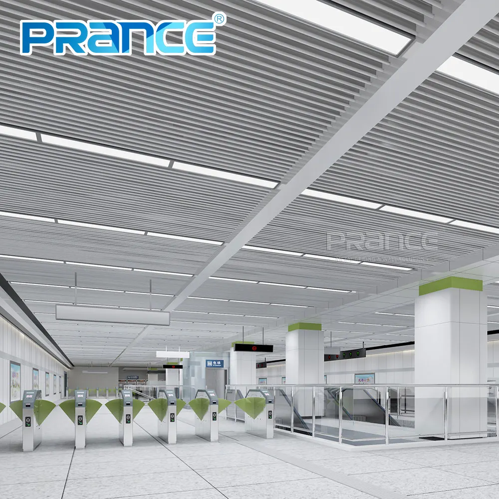 Metal Baffle Ceiling System 120 Mm 6