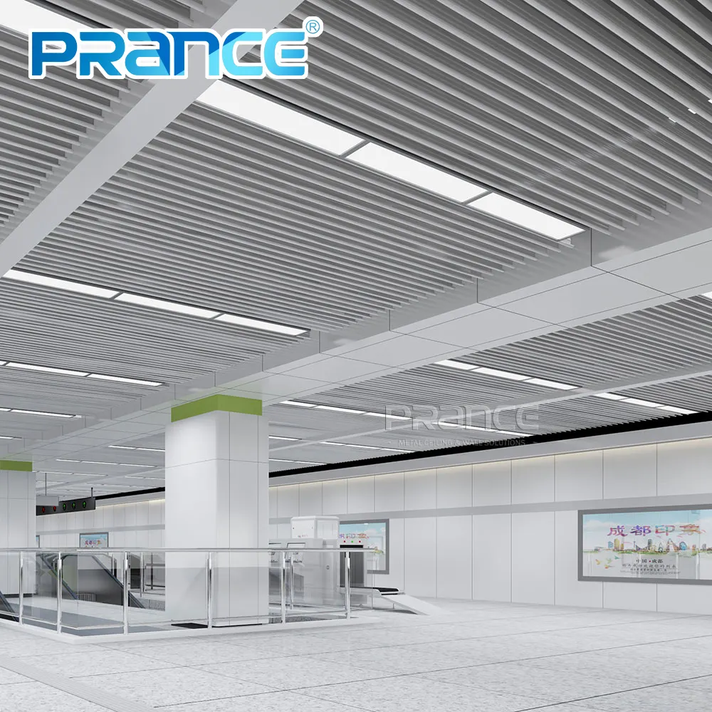 Metal Baffle Ceiling System 120 Mm 7