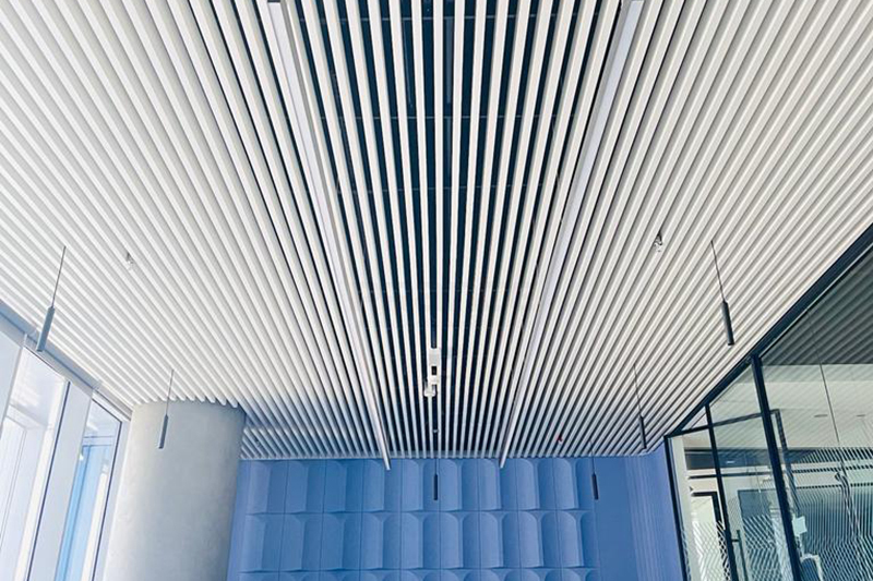 Angle Raffle Ceiling Metal Profile Baffle Ceilings Manufacturer & Supplier - PRANCE