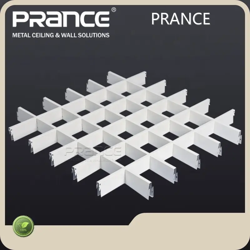 Aluminium Open Celle Grid Tectum, 0.35-0.6mm, Aluminium Alloy, Pulvis Coating; Per-pingere 1
