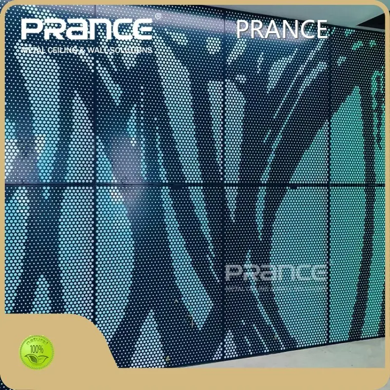 PRANCE Metal Perforated Panel Brand Modern Cross Secans Custom 1