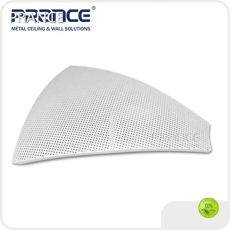 Quality PRANCE Brand Hyperbolic Aluminium Solid Panel Modern Customized Aluminium Panel 1