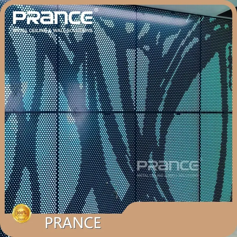 Painéis metálicos perfurados decorativos quentes para venda Solução total para projetos da marca PRANCE 1