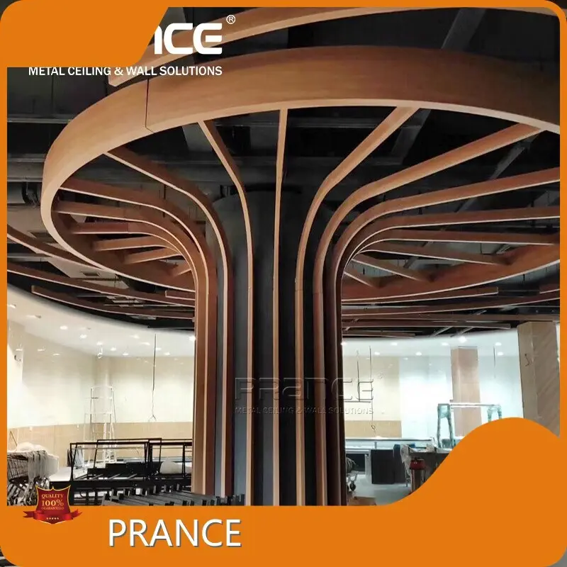 Aluminium Baffle Tectum Tegulas Vel Wall Decoration PRANCE 1