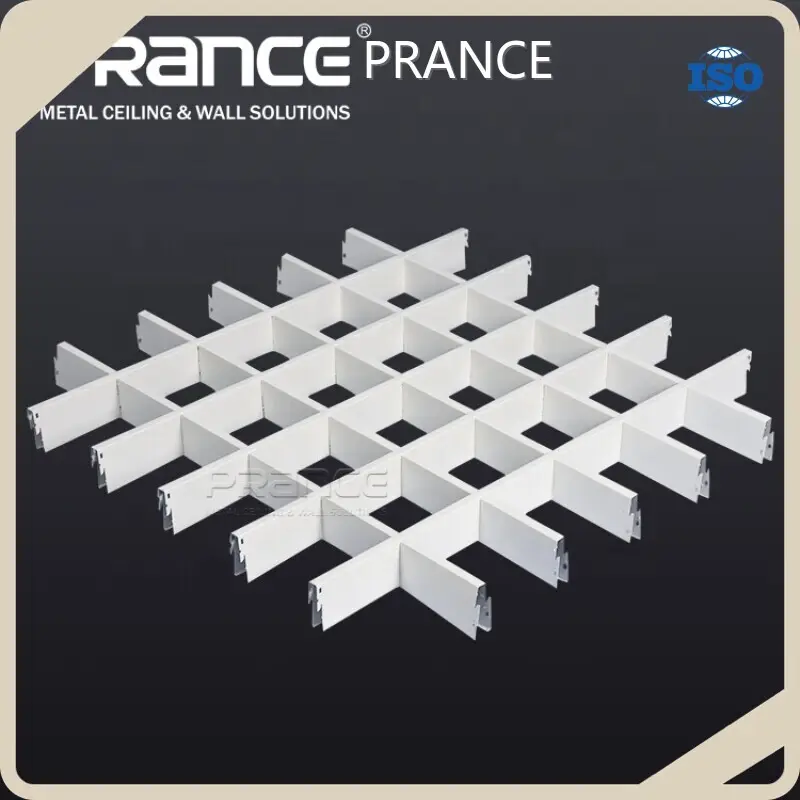 Aluminium Open Cell Grid Ceiling Aluminium 1