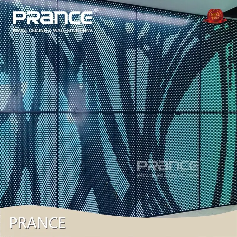 Custom Perforated Metal Ceiling Panels Technical Necessitas PRANCE 1
