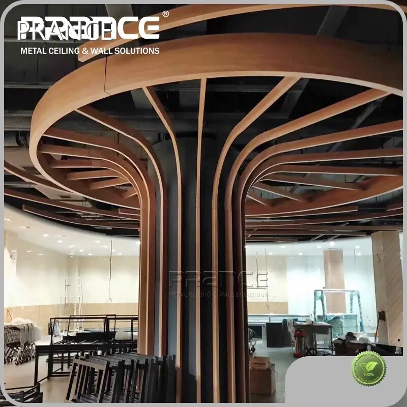 Custom Curved Teiling Panels Aluminium Alloy PRANCE 1