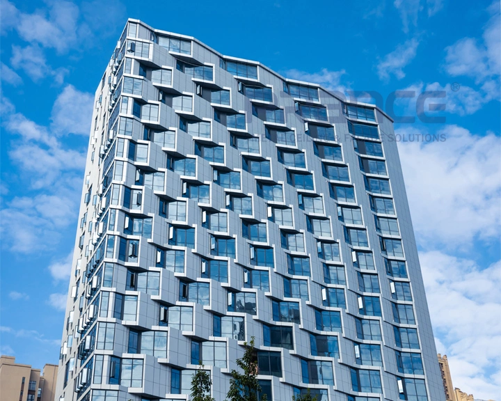 Conception extérieure du bâtiment commercial