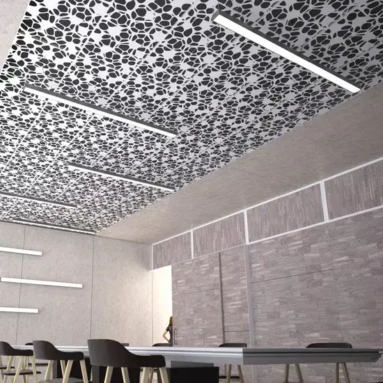 ​​Ceiling hung acoustic baffles​​