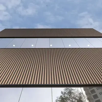 panneaux de revêtement de façade en aluminium