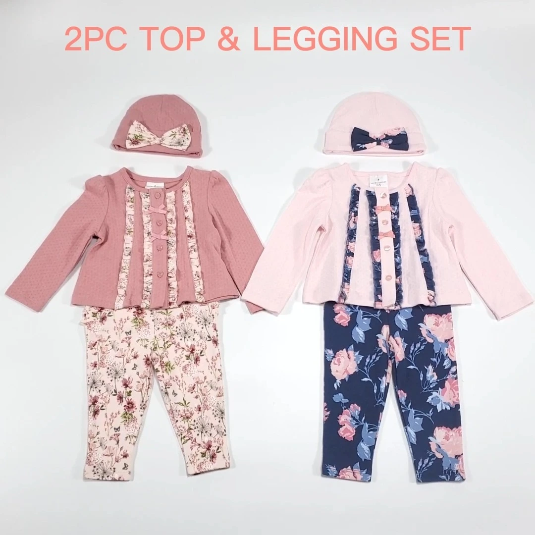 YZGM011 2PC GIRL'S TOP & LEGGING SET 1