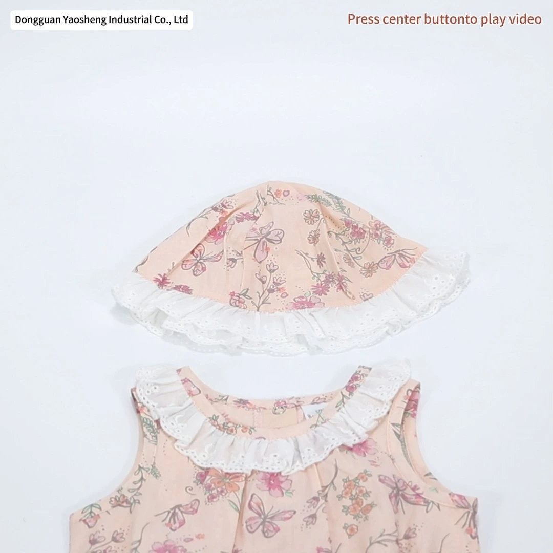 YZGM013 ROMPER & Шляпа детская одежда фабрика индивидуальная детская одежда Layette Set Newborn 1