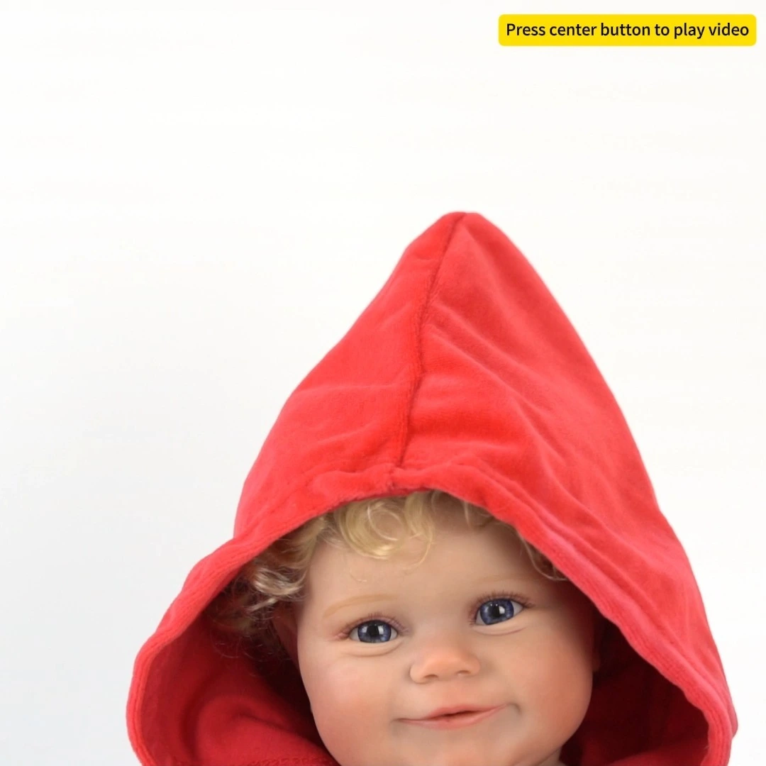 Camisola com capuz para bebê de Natal-YZGM224 1