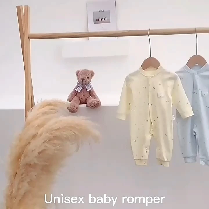 Schöner, süßer, hochwertiger, gestrickter Unisex-Baby-Strampler, weicher, langärmeliger Strampler, neuartiger Baby-Overall aus Baumwolle-YZGM033 1