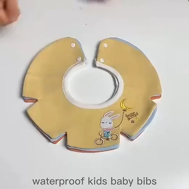 Tier bestickte Baby-Lätzchen wasserdichtes Lätzchen neue Baumwolllätzchen weiches wasserdichtes Lätzchen neue Baumwolllätzchen weich-YZGM043 1