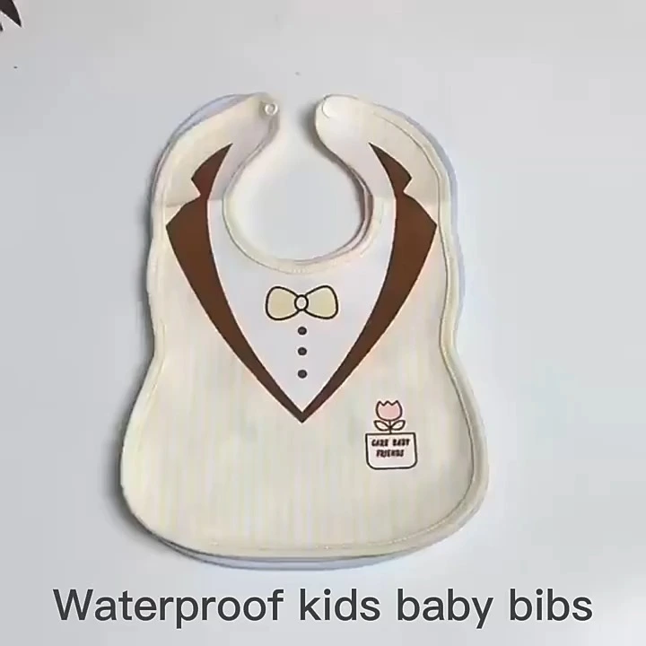 Weiche, hautfreundliche Baby-Lätzchen aus Baumwolle für Jungen und Mädchen, leicht zu trocknen, hochwertige, wasserdichte Baby-Lätzchen für Kinder, YZGM047 1