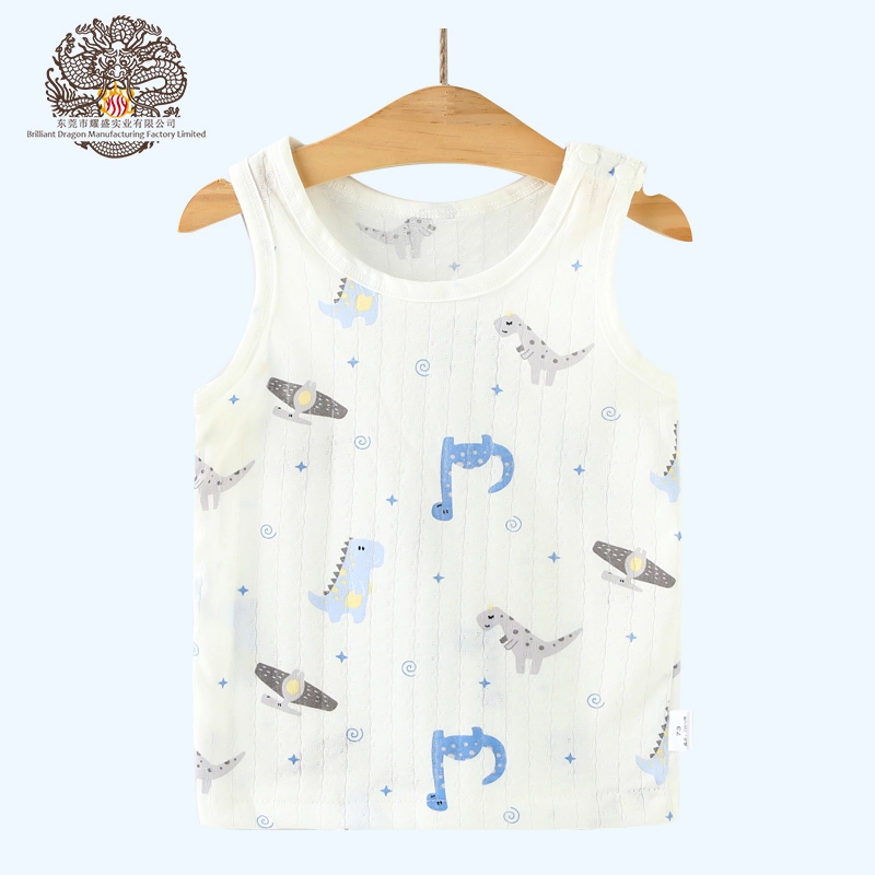 Gilet imprimé haut sans manches bébé 1