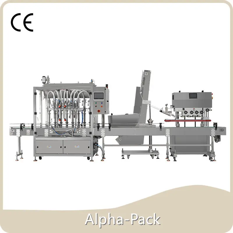 Hot Automatic Servo Driven Piston Filling Machine Alpha-Pack Brand 1