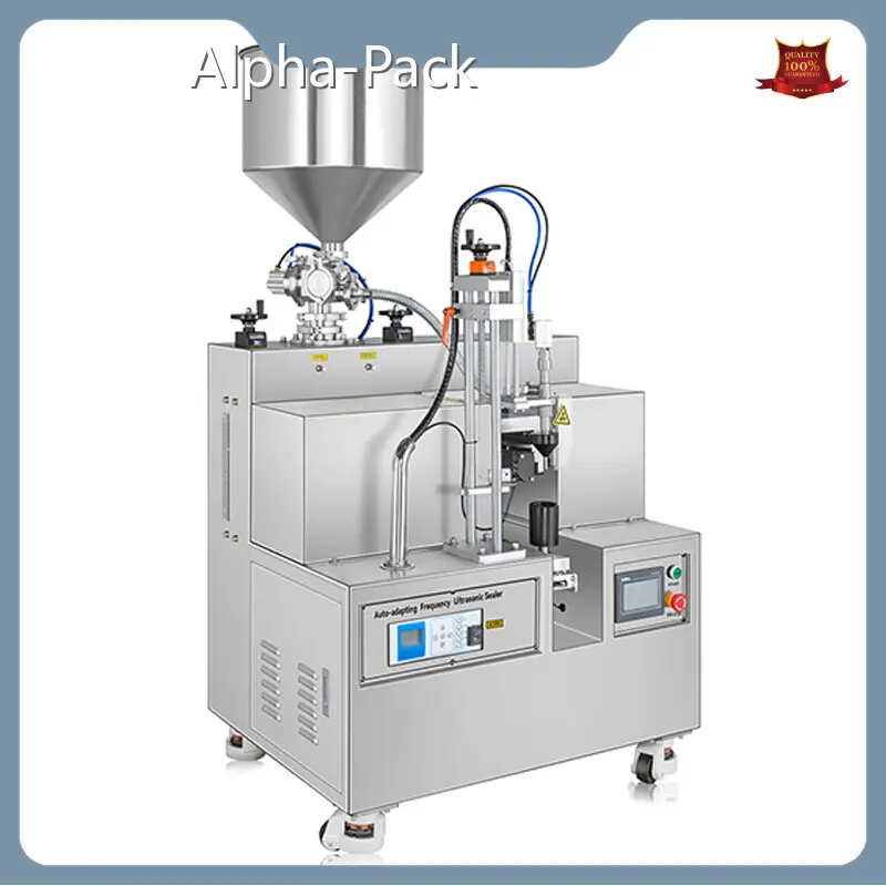 Ultrasonic Plastic Tube Sealing Machine Alpha-Pack Brand 1