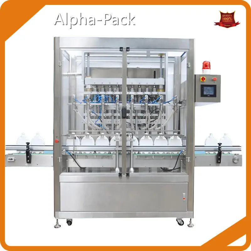 Automatic Filling Capping and Labelling Machine Alpha-Pack Company 1