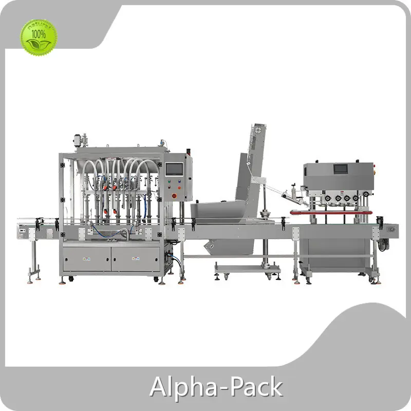 Automatic Filling Capping and Labelling Machine Alpha-Pack Company-1 1