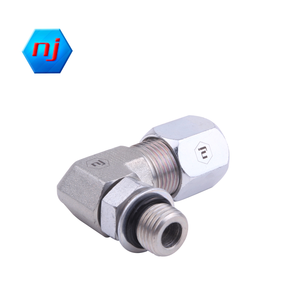 n⭐︎m 90° Flareless Bite to Male ORB Hydraulic Fitting C6801