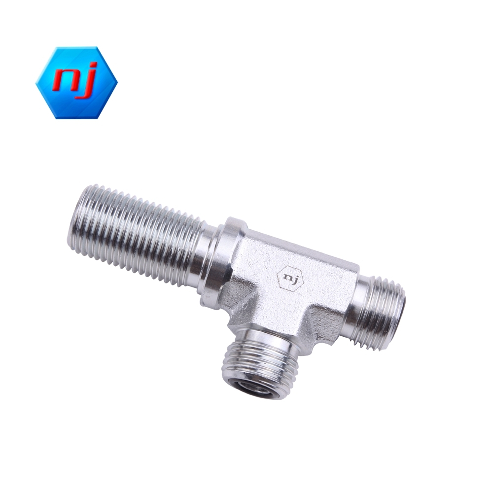 Hydraulic Adapter Manufacturers NJCr3+ Zinc Plating SAE 520958 FS2704 Series 2