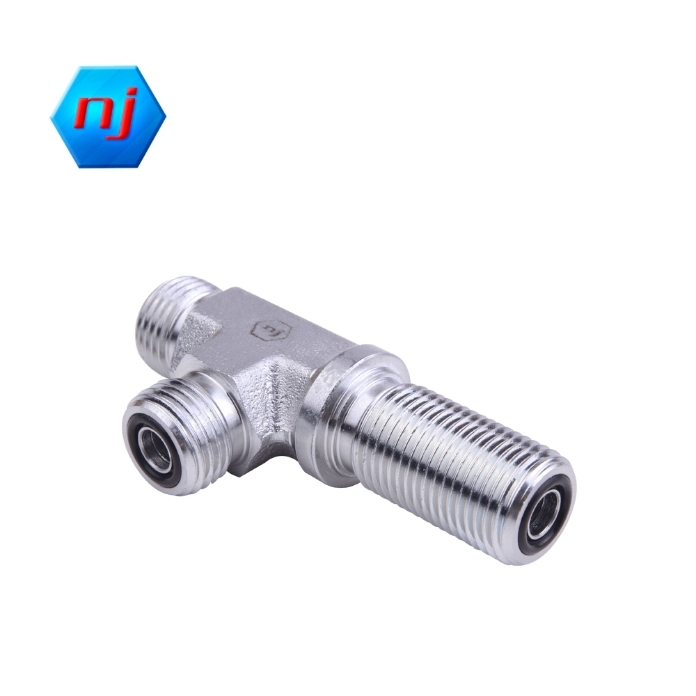 Hydraulic Adapter Manufacturers NJCr3+ Zinc Plating SAE 520958 FS2704 Series 3