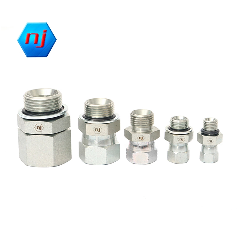 Bsp Hose Connector Cr 3+ Zinc Plating G1/8 - G1 1/2 NJ 2