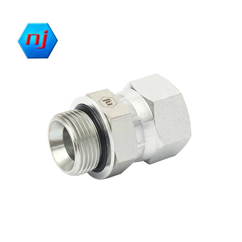 Bsp Hose Connector Cr 3+ Zinc Plating G1/8 - G1 1/2 NJ 4