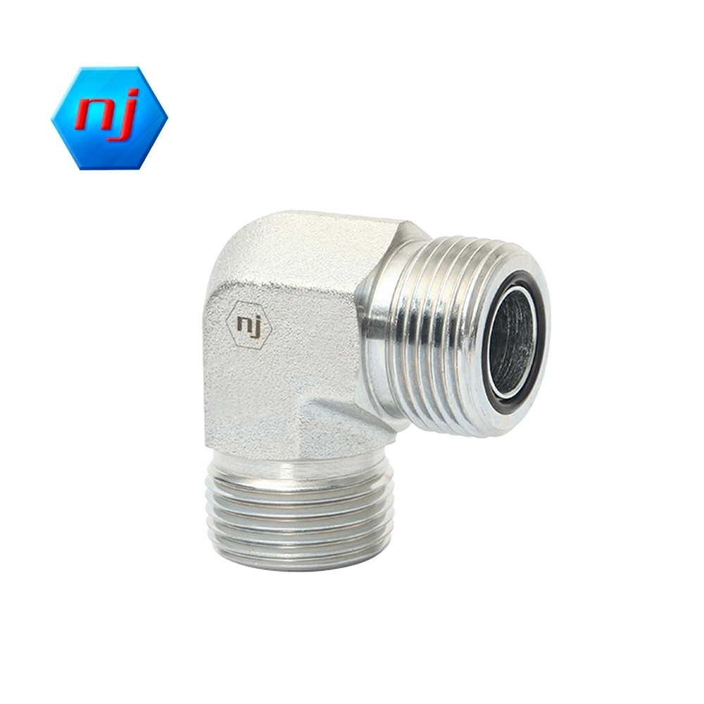 ORFS macho -ORFS macho Codo de 90° Adaptador hidráulico FS2500 1