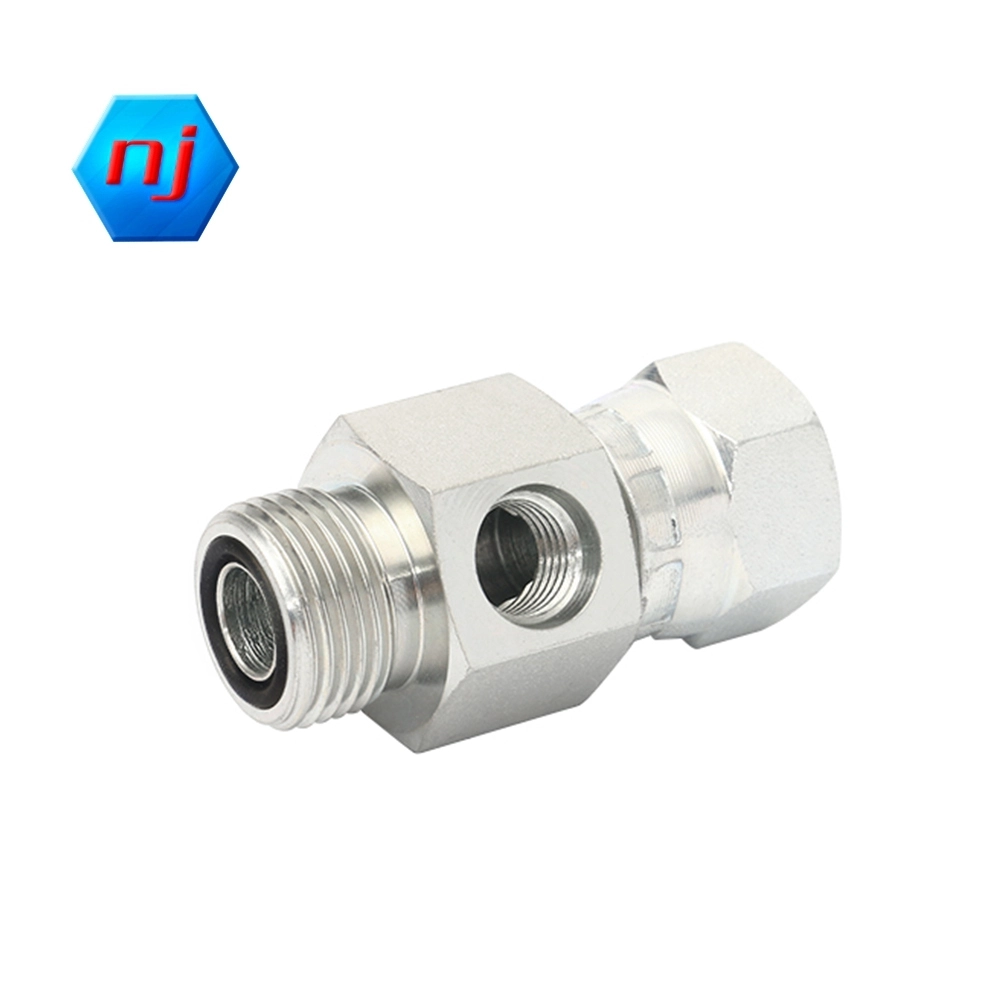 Mâle ORFS -Femelle ORFS-Femelle ORB Adaptateur Hydraulique Droit FS6564 1