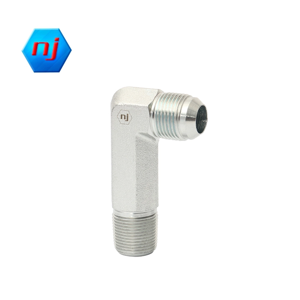 Adaptateur hydraulique mâle JIC - mâle NPT 90° X-Long 2501-LL 1