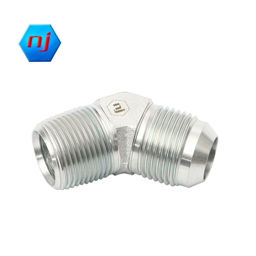 Npt Compression Fitting NJ Brand 2503 Series Cr 3+ Zinc Plating 2