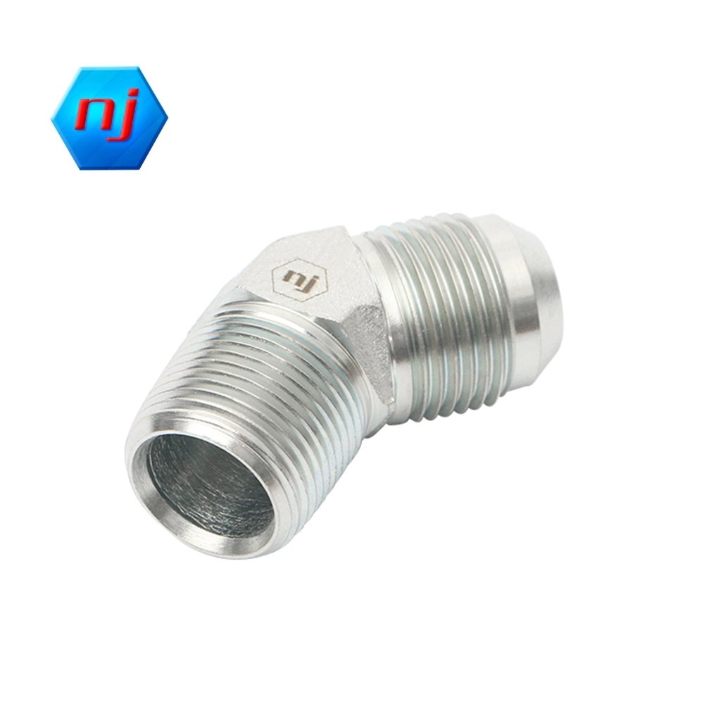Npt Compression Fitting NJ Brand 2503 Series Cr 3+ Zinc Plating 3