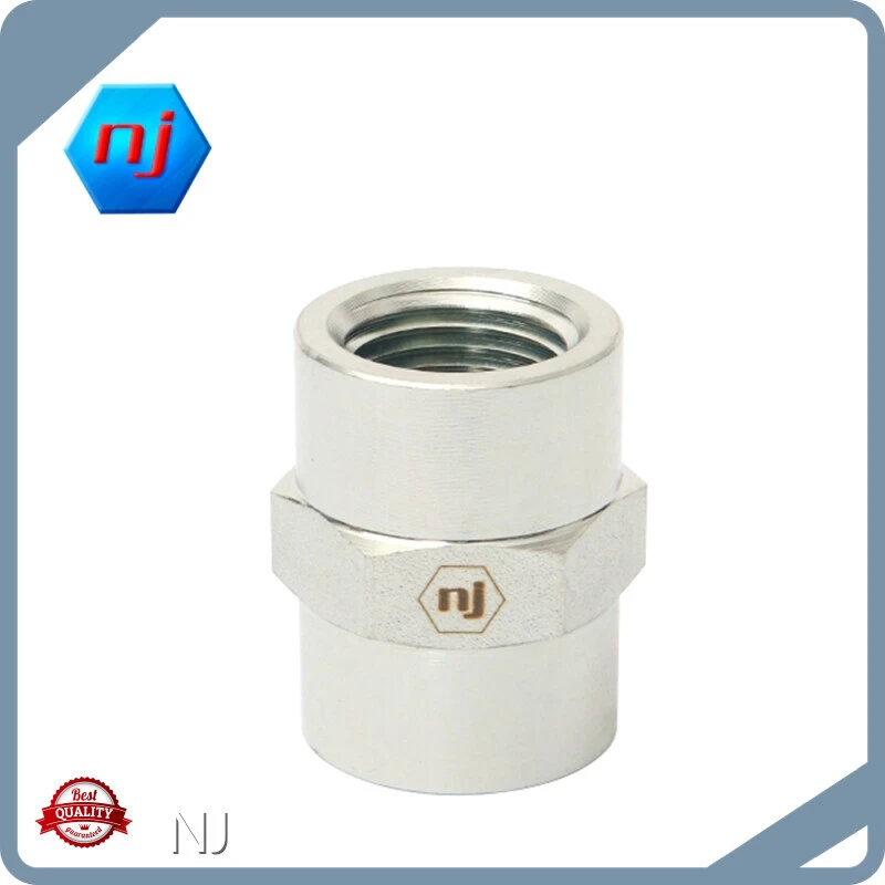 Bsp Adapter Fittings NJ Brand Cr 3+ Zinc Plating 5000 Series FP-FP STRAIGHT 1