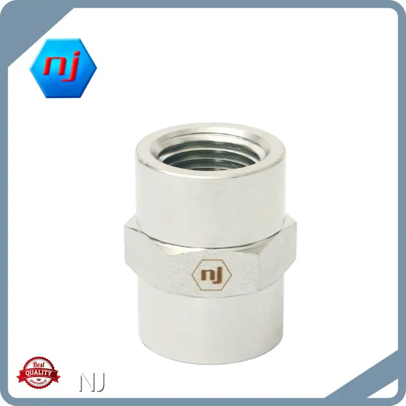 Bsp Adapter Fittings NJ Brand Cr 3+ Zinc Plating 5000 Series FP-FP STRAIGHT 1