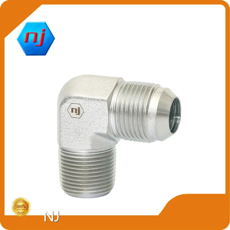 Reusable Hydraulic Hose Ends SAE 070202 90°elbow NJ Brand Reusable Hydraulic Hose Ends 1