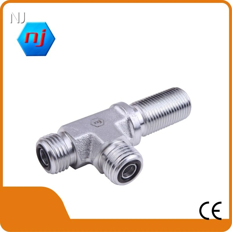 Hydraulic Adapter Manufacturers NJCr3+ Zinc Plating SAE 520958 FS2704 Series 1