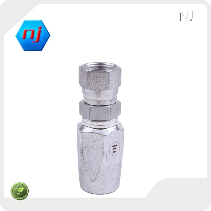 OEM Reusable Hydraulic Hose Ends NJ Carbon Steel I8J Series 1