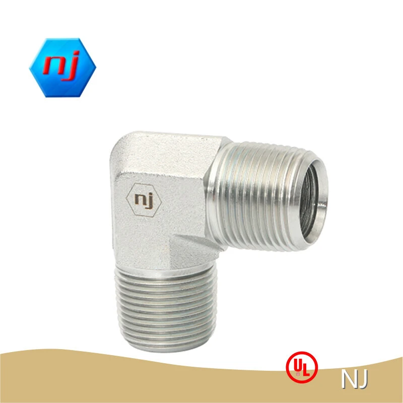 Ss Adapter NJ,MP-MP 90° 1/8”-2” 1