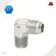 Accesorios para mangueras de alta presión reutilizables de acero al carbono con codo de 90° marca NJ de calidad 1