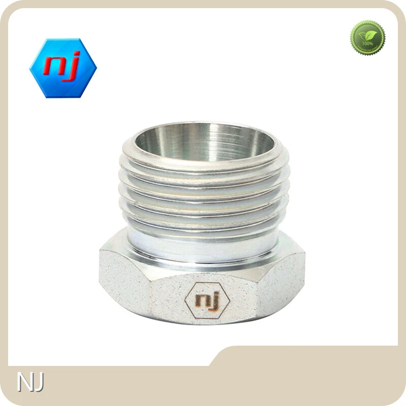 Reusable Hose End Fittings NJ Brand M12 - M52 Cr 3+ Zinc Plating 1