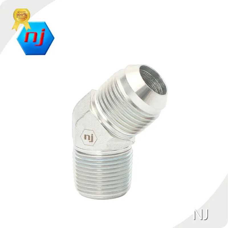 Accesorios y adaptadores hidráulicos Codo de 45° de fabricación NJ 1