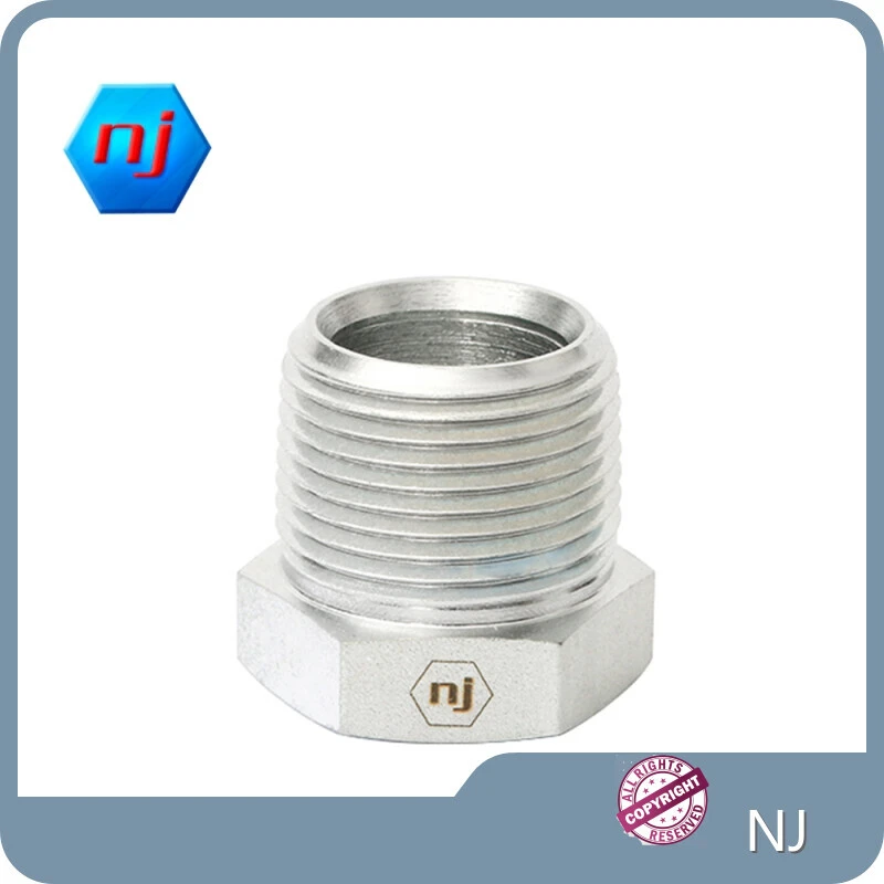 Custom Hose Metal Connector NJ Forged 5406-P Carbon Steel 1