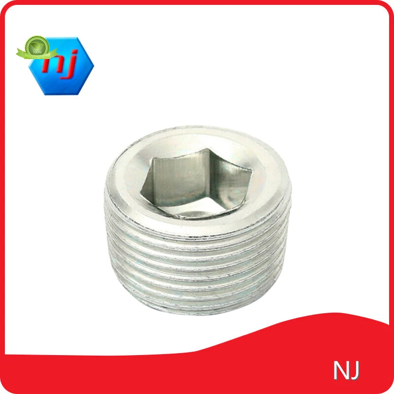 NJ Hydraulic Line Adapters Brand Hollow Hex Pipe Plug NPTF Custom 1