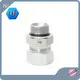 Conexiones de acero inoxidable Marca NJ Serie 2GJ G1/8 - G1 1/2 BSP Junta tórica macho /JIC Hembra Adaptadores de asiento de 74° Fabricación 1
