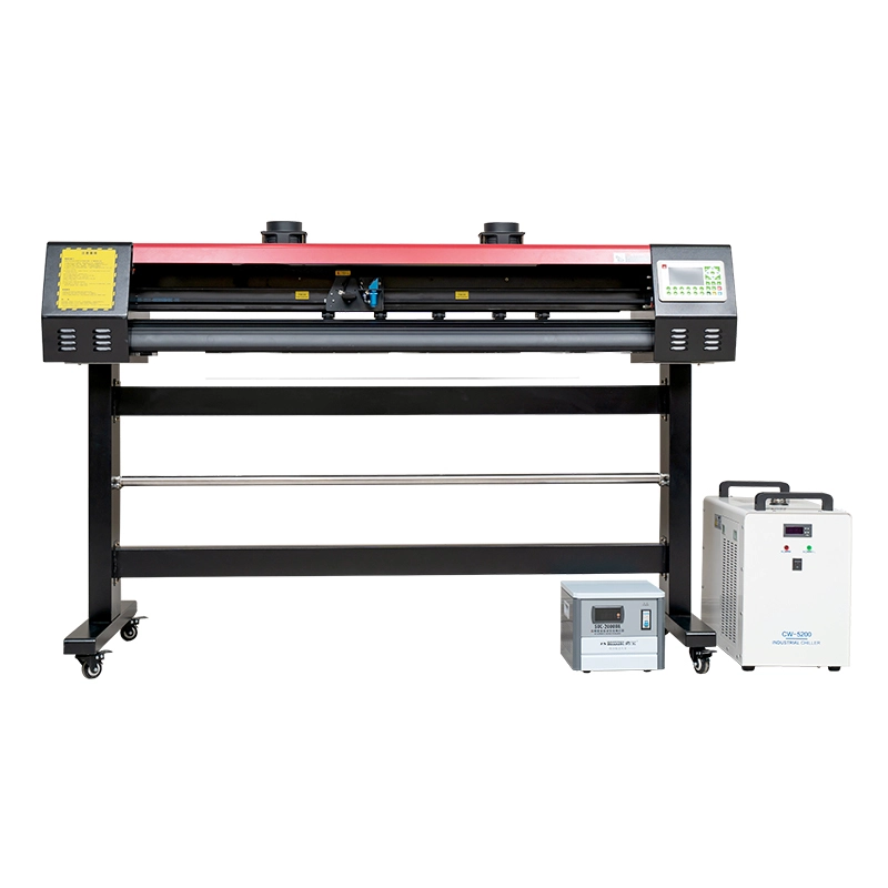 Plotter de corte por láser para pegatinas de logotipos para prendas 1