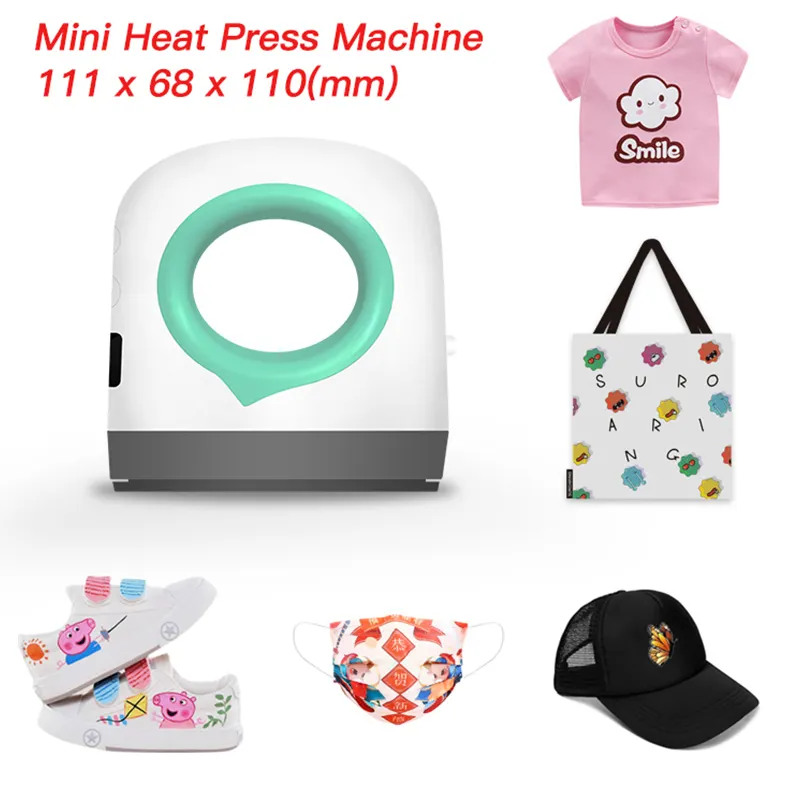 Heat Press Machine Mini with Base Size 128x88x123mm 220V - 230V / 60Hz 4
